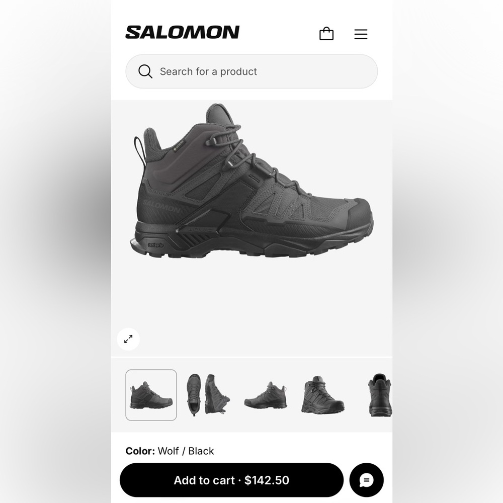 Salomon Men's X Ultra 4 Mid Gore-tex Hiking Boots